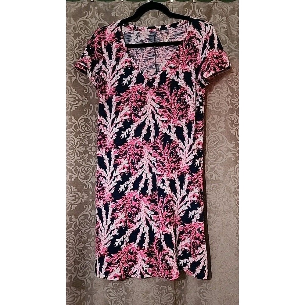 Lilly Pulitzer V Neck Tshirt Mini Dress Size S